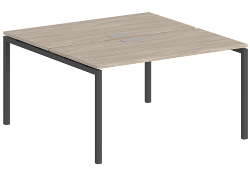 Рабочая станция Индиго Форт, цвет дуб светлый + антрацит