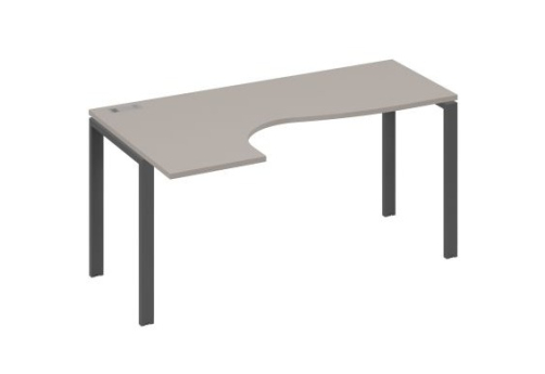 Стол эргономичный левый Мира Нумо, цвет мокко премиум + антрацит