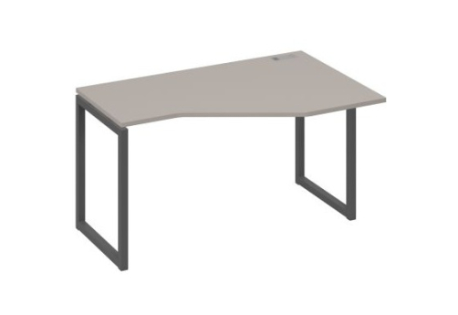 Стол эргономичный правый Мира Одри, цвет мокко премиум + антрацит