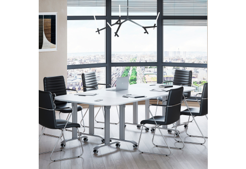 Стол для переговоров Феникс-2, цвет белый