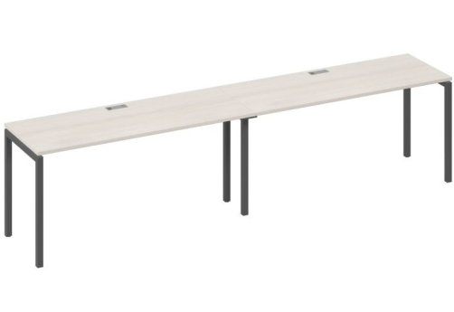 Рабочая станция 2х160 Мира Лофт, цвет дуб шамони + антрацит