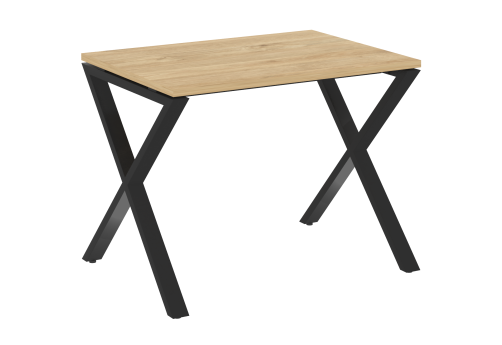 Стол рабочий Европа, цвет тиквуд светлый + черный