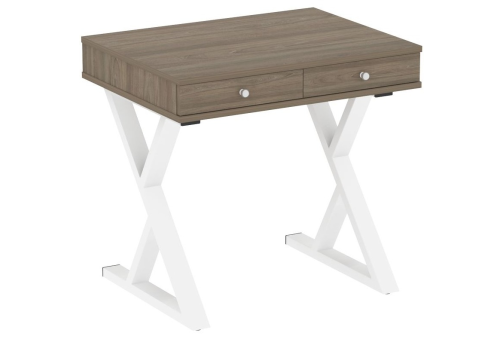 Стол письменный, цвет вяз + белый