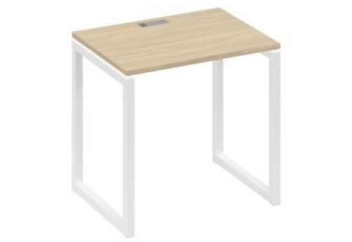 Стол письменный Мира Одри, цвет дуб скандинавский + белый