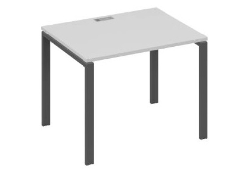 Стол письменный Мира Нумо, цвет серый + антрацит