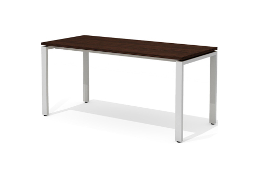 Стол рабочий прямой Некста Металл, цвет венге