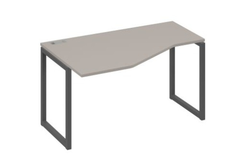 Стол эргономичный левый Мира Одри, цвет мокко премиум + антрацит