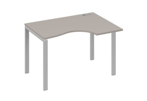 Стол эргономичный правый Мира Нумо, цвет мокко премиум + серый