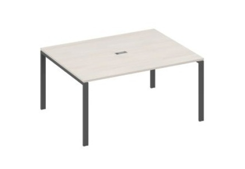 Стол для переговоров прямоугольный Мира Нумо, цвет дуб шамони + антрацит