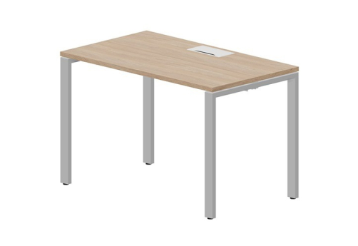 Стол рабочий с лючком Киви, цвет светлый дуб