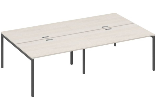 Рабочая станция 4х140 Мира Лофт, цвет дуб шамони + антрацит