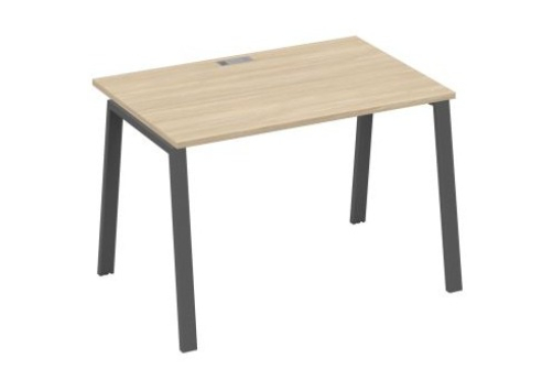 Стол письменный Мира Трио, цвет дуб скандинавский + антрацит