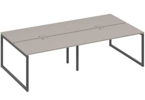 Рабочая станция (4х140) Мира Одри, цвет мокко премиум + антрацит