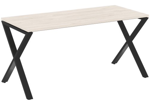 Стол рабочий Европа, цвет денвер светлый + черный
