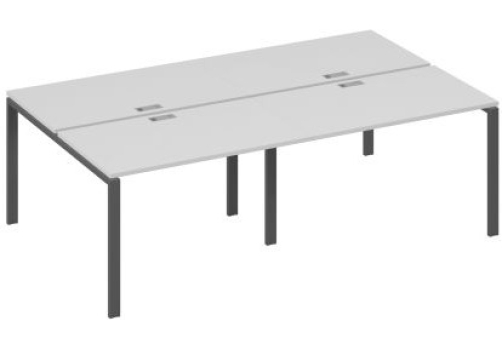 Рабочая станция (4х120) Мира Нумо, цвет серый + антрацит