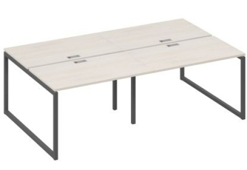 Рабочая станция (4х120) Мира Одри, цвет дуб шамони + антрацит