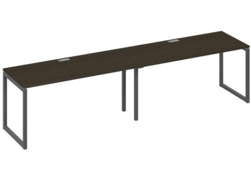 Рабочая станция (2х160) Мира Одри, цвет венге + антрацит