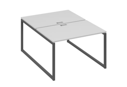 Рабочая станция (2х120) Мира Одри, цвет серый + антрацит