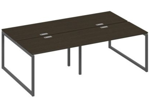 Рабочая станция (4х120) Мира Одри, цвет венге + антрацит