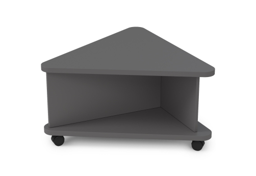 Стол журнальный треугольный Винси 3, цвет графит