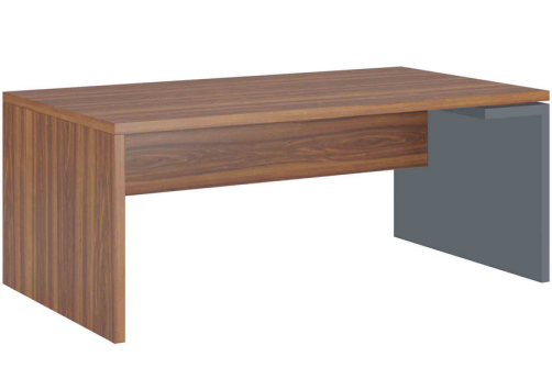 Стол рабочий правый, цвет орех + антрацит