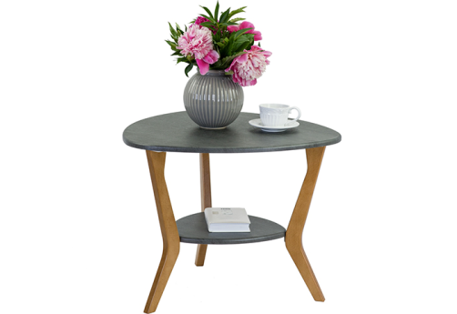 Стол журнальный Лето 1064, цвет серый меланж