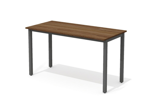 Стол прямой на металлокаркасе Гардения Офис, цвет ред фокс