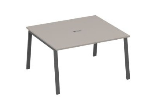 Стол для переговоров Мира Трио, цвет мокко премиум + антрацит