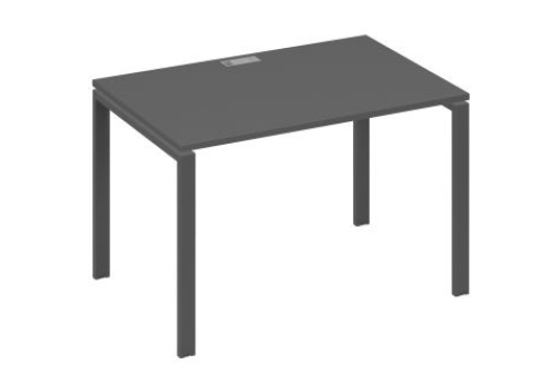 Стол письменный Мира Нумо, цвет антрацит премиум + антрацит