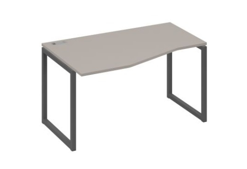 Стол эргономичный левый Мира Одри, цвет мокко премиум + антрацит