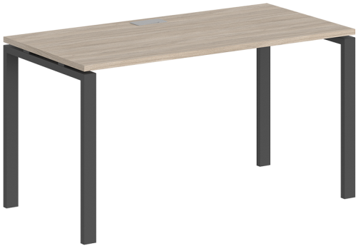 Стол рабочий Индиго Сет, цвет дуб светлый + антрацит