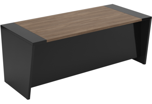 Стол письменный 200 панель - глянец, цвет дуб + черный