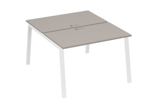 Рабочая станция 2х120 Мира Трио, цвет мокко премиум + белый