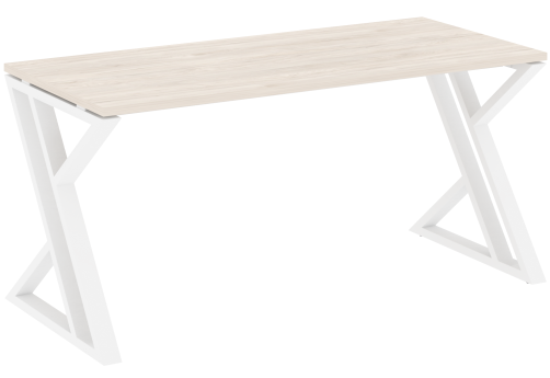 Стол рабочий Европа, цвет денвер светлый + белый