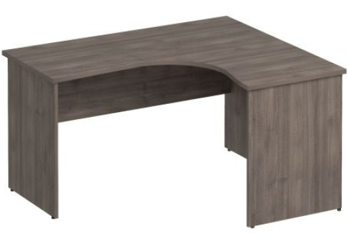 Стол эргономичный правый Прайм, цвет шамони темный
