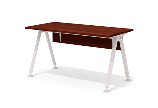 Стол прямой на металлокаркасе Джерси, цвет орех