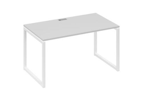 Стол письменный Мира Одри, цвет серый + белый