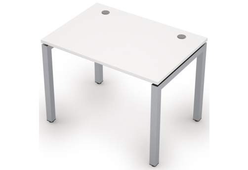 Стол прямолинейный Деко Тренд, цвет белый