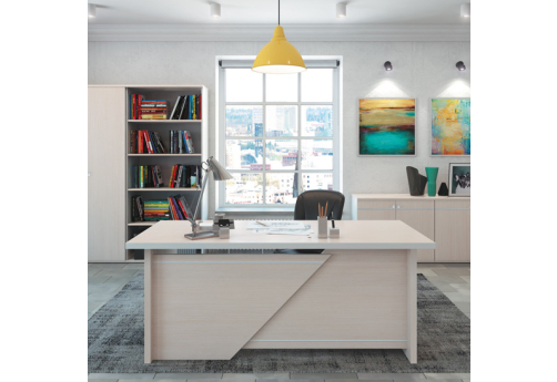 Стол письменный Бланка, 1600x800x780 мм, цвет светлый дуб