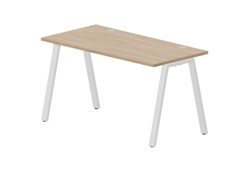 Стол рабочий (2 заглушки) Сильвана, цвет светлый дуб