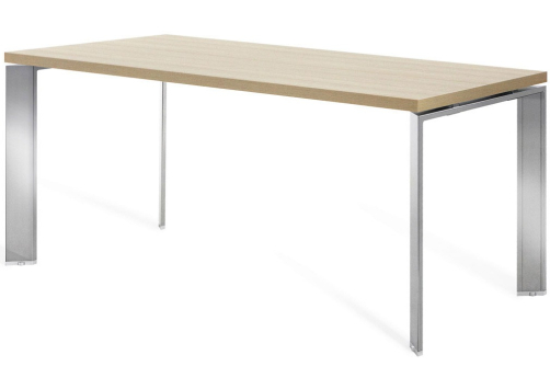 Стол рабочий Вайли Металл, цвет дуб светлый