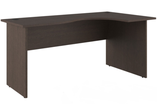 Стол эргономичный правый, цвет дуб темный