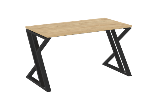 Стол рабочий Европа, цвет тиквуд светлый + черный