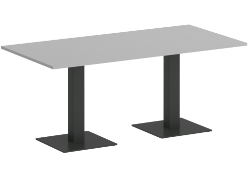 Стол переговорный прямоугольный Нотте, цвет антрацит