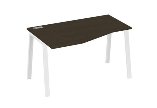 Стол эргономичный левый 140 Мира Трио, цвет венге + белый