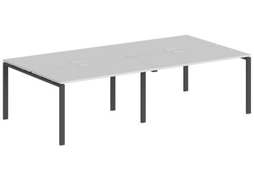 Рабочая станция Индиго Сет, цвет белый + антрацит