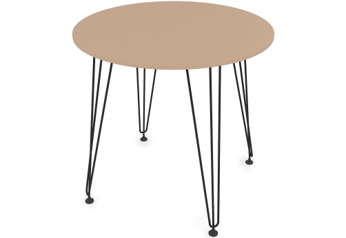 Стол обеденный круглый Мальта, цвет мокко