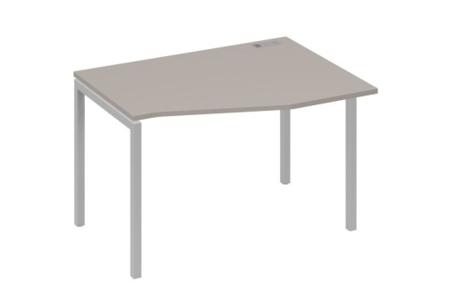 Стол эргономичный правый Техно Мира Лофт, цвет мокко премиум + серый
