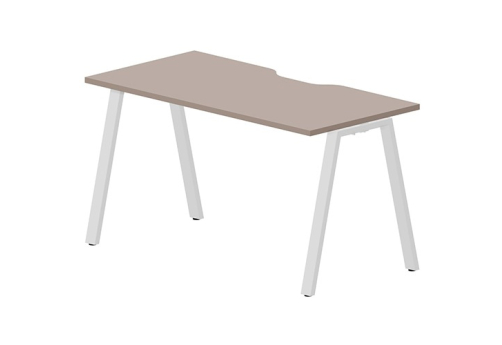 Стол рабочий (с вырезом) Сильвана, цвет тортора