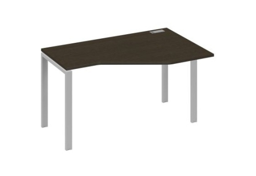 Стол эргономичный правый Мира Нумо, цвет венге + серый